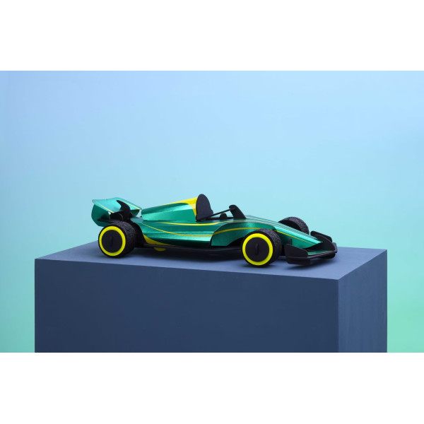 Assembli 3D Paper Vintage Scooter - Racing Green (19,5 x 8 cm)