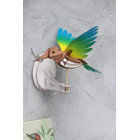 Assembli 3D Paper Kingfisher - Yellow Blue (18 x 20 x 10 cm)