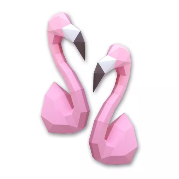 Assembli 3D Paper Flamingo (55 x 20 x 38 cm)