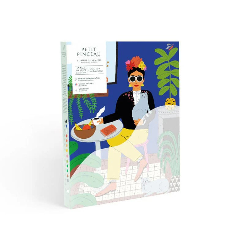 Petite Epicerie Σετ Ζωγραφικής με Αριθμούς -  The Girl with the Cats by Guillaume Denaudhome