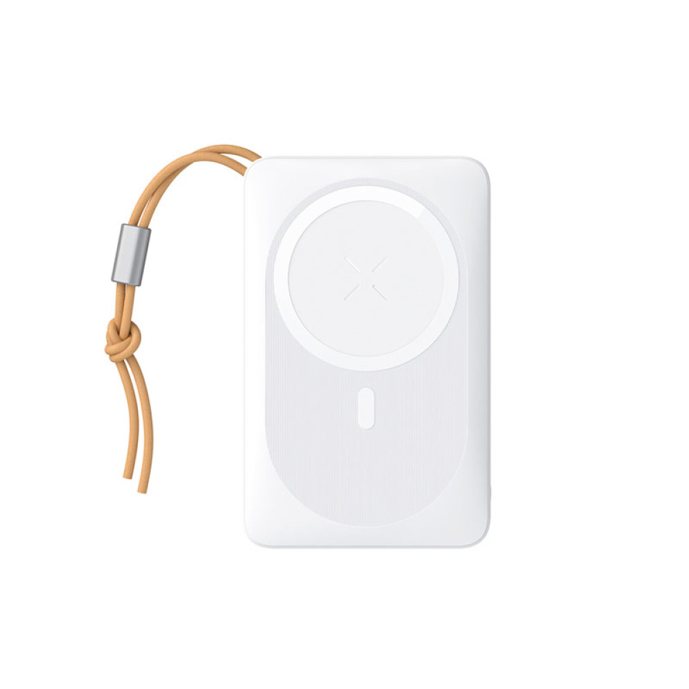 Veger W1151 MagOn Magnetic Wireless MagSafe Power Bank 10000mAh PD 3.0 (Λευκό)