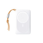 Veger W1151 MagOn Magnetic Wireless MagSafe Power Bank 10000mAh PD 3.0 (Λευκό)