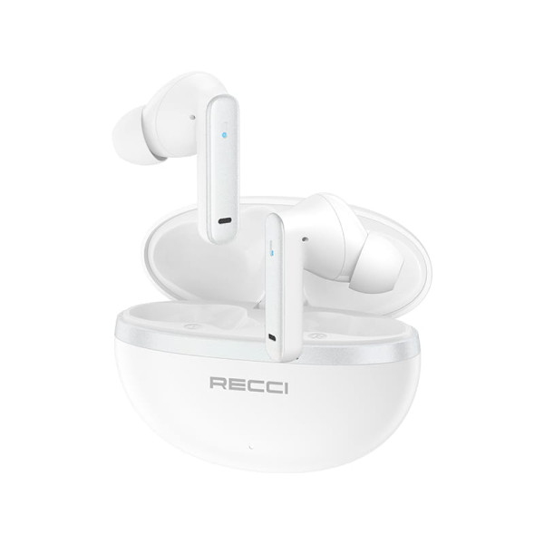Recci REP-W88 True Wireless ANC ENC BT Earphone (White)