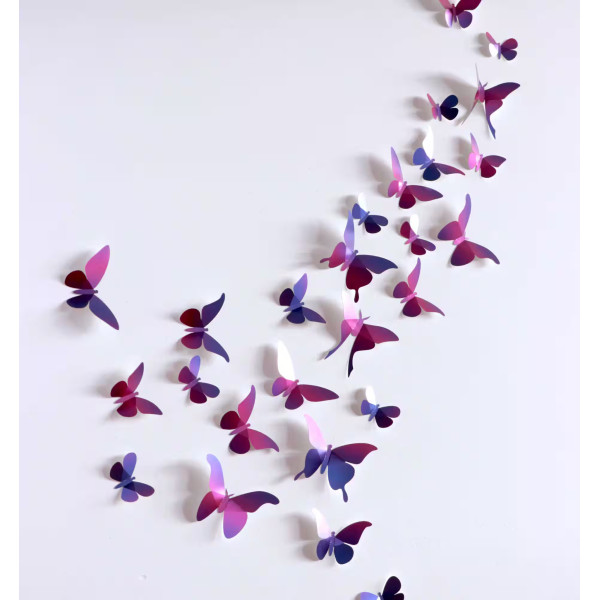 Assembli 3D Paper Butterfly Collection - Purple Metallic