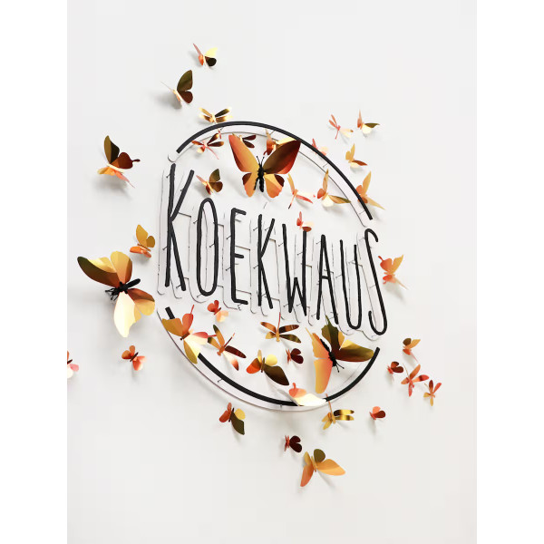 Assembli 3D Paper Butterfly Collection - Mango Green Metallic