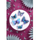 Assembli 3D Paper Butterfly Set - Blue Blend