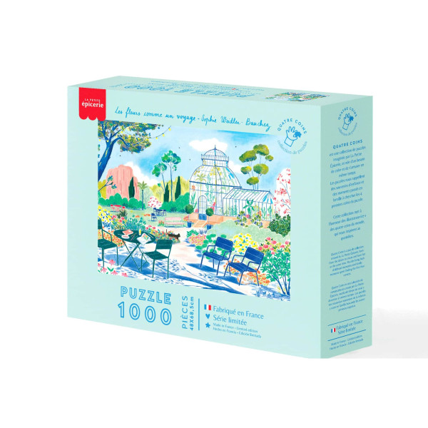 Petite Epicerie Puzzle 1000 τμχ - Παζλ "Flowers as a Journey" της Sophie Weidler Bauchez