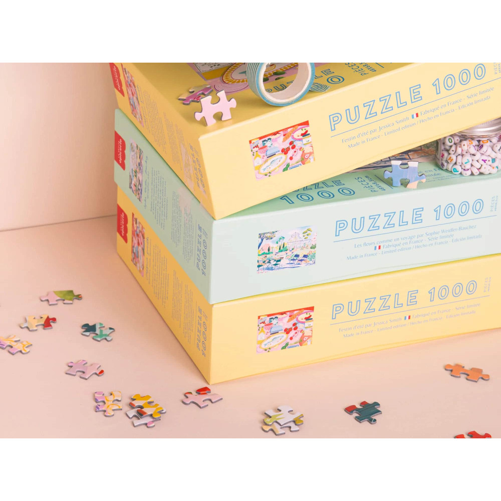 Petite Epicerie Puzzle 1000 τμχ - Παζλ "Flowers as a Journey" της Sophie Weidler Bauchez