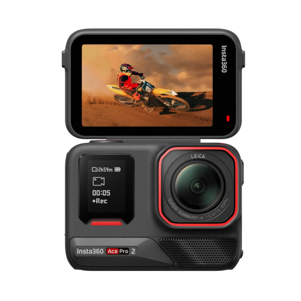 Insta360 Ace Pro 2 Action Camera 8K, Dual AI Chip (Dual Battery Bundle)