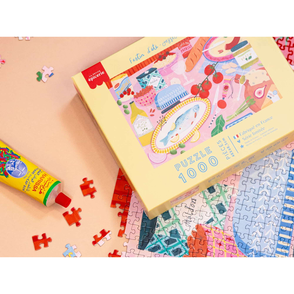 Petite Epicerie Puzzle 1000 τμχ - Παζλ "Summer Feast" από την Jessica Smith