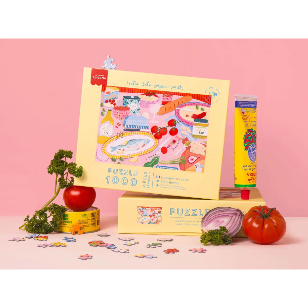 Petite Epicerie Puzzle 1000 τμχ - Παζλ "Summer Feast" από την Jessica Smith
