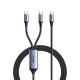 Ugreen US561/35087 Καλώδιο USB-C σε 2x USB-C PD 100W 1.5m (Μαύρο)
