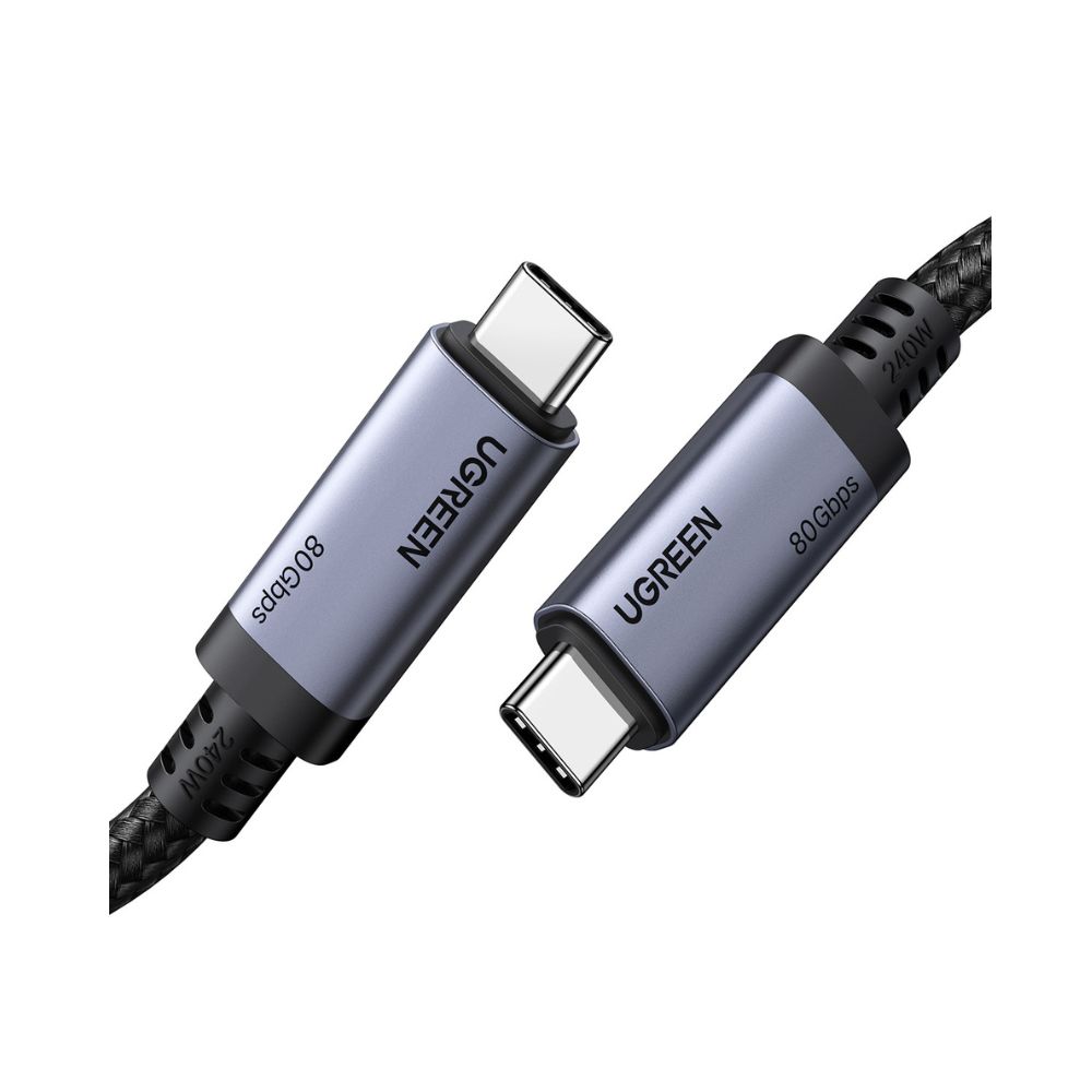 Ugreen L706/65383 Καλώδιο Φόρτισης USB-C σε USB-C PD 240W 1m (Μαύρο)