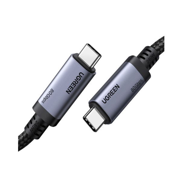 Ugreen L706/65383 Καλώδιο Φόρτισης USB-C σε USB-C PD 240W 1m (Μαύρο)