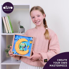 DIY Δημιουργικό Σετ Κατασκευής με Πηλό Wood & Craft Little Worlds Λαγουδάκι στο Φεγγάρι