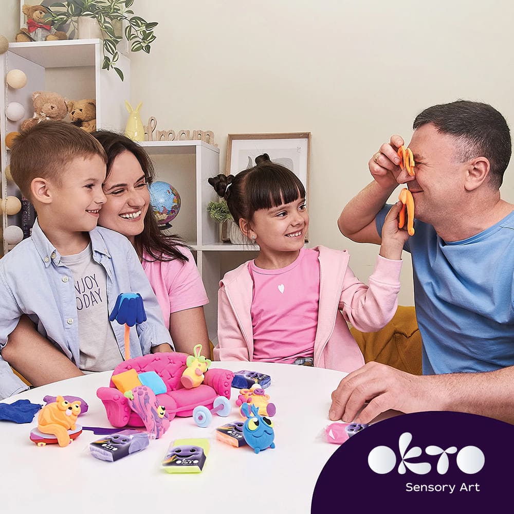 Σετ Δημιουργίας με Πηλό 18 Χρώματα