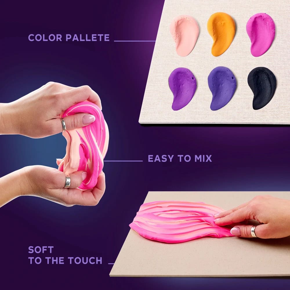 DIY Δημιουργικό Σετ Ζωγραφικής 3D με Πηλό Παρίσι