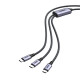 Ugreen L533/75733 Καλώδιο USB-C σε 2x USB-C PD 140W 2m (Γκρι)
