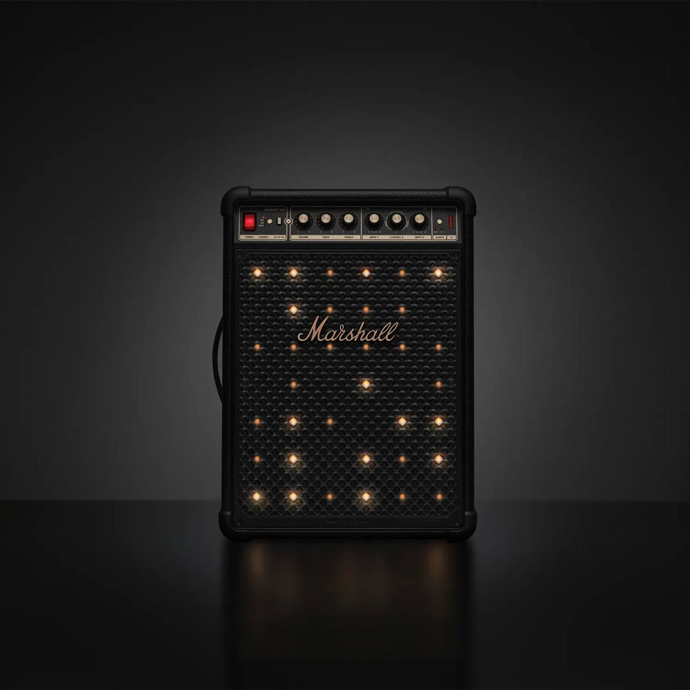Marshall Bromley 450 Party Speaker (Black and Brass)