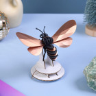 Assembli 3D Paper Honey Bee - Rose Gold (7 x 12,5 x 3 cm)