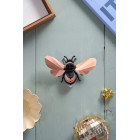 Assembli 3D Paper Bumblee Bee - Rose Gold (10 x 6 x 3 cm)