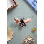 Assembli 3D Paper Bumblee Bee - Rose Gold (10 x 6 x 3 cm)