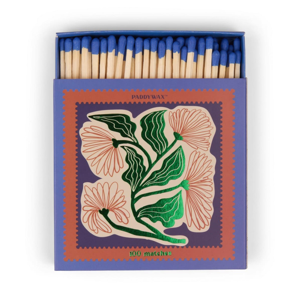 Paddywax 100 Jumbo Σπίρτα Aσφαλείας 11cm - Floral