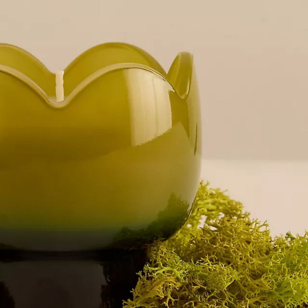 Paddywax Tulip Κερί σε Πράσινο Γυάλινο Δοχείο 155gr Verbena & Lemongrass