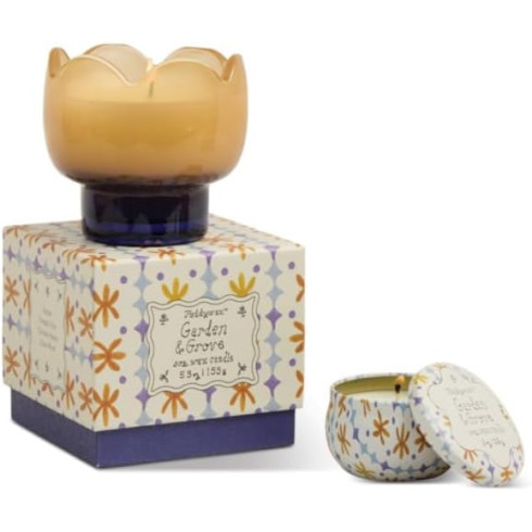 Paddywax Tulip Κερί σε Πορτοκαλί Γυάλινο Δοχείο 155gr Garden & Grove
