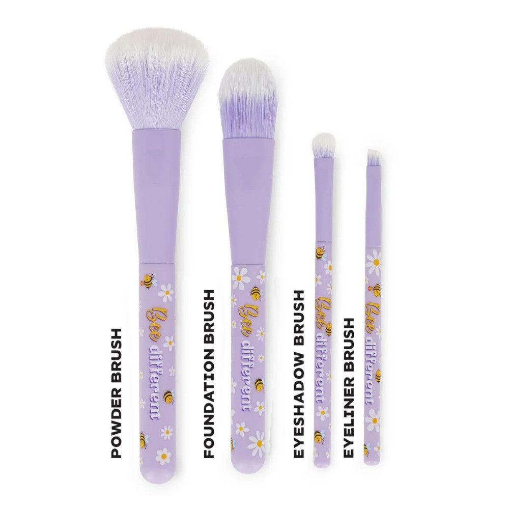 Legami Σετ 4 Πινέλων Μακιγιάζ Bee - Oh My Glow!