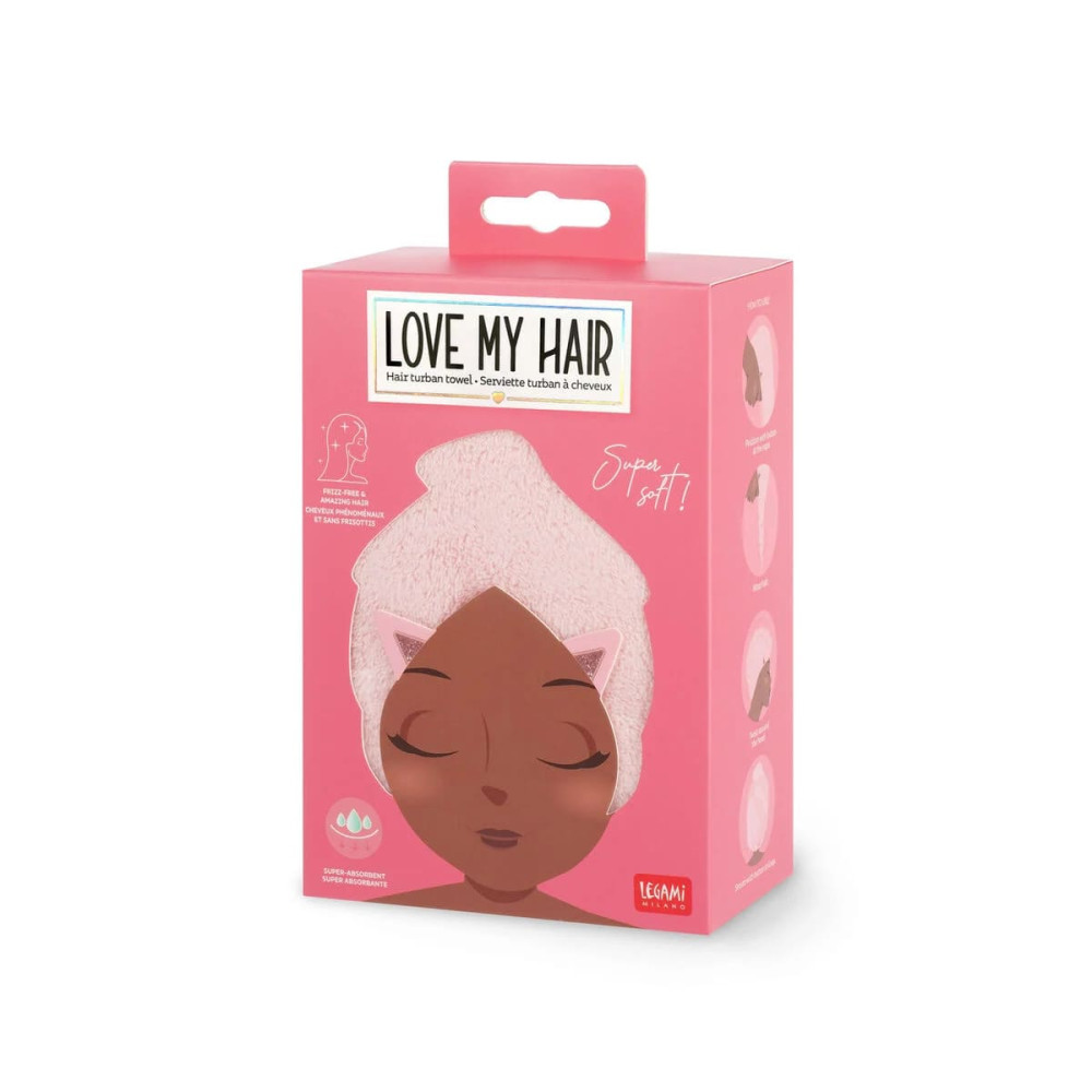Legami Πετσέτα με Tουρμπάνι Kitty - Love my Hair
