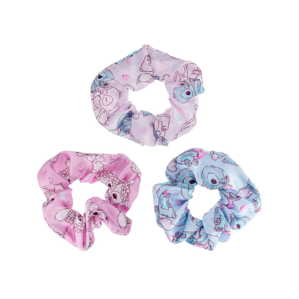 Mad Beauty Heart Stitch Scrunchie Trio