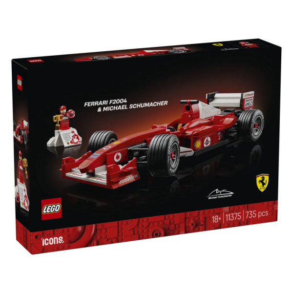 LEGO® Icons Ferrari F2004 & Michael Schumacher (11375)