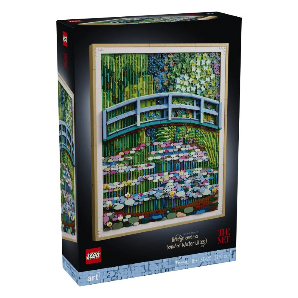 LEGO® Art Claude Monet-Bridge Over A Pond Of Water Lilies (31220)
