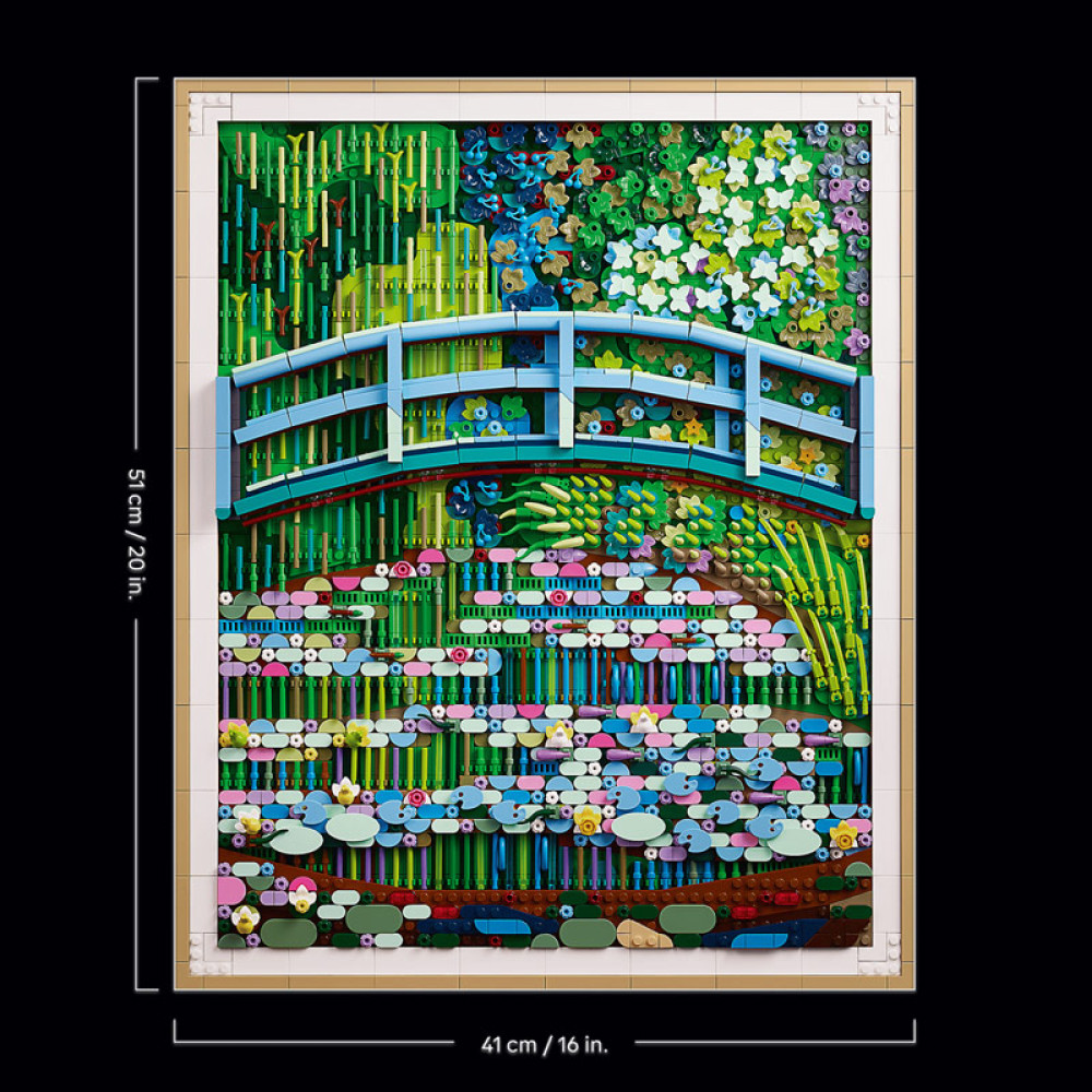 LEGO® Art Claude Monet-Bridge Over A Pond Of Water Lilies (31220)