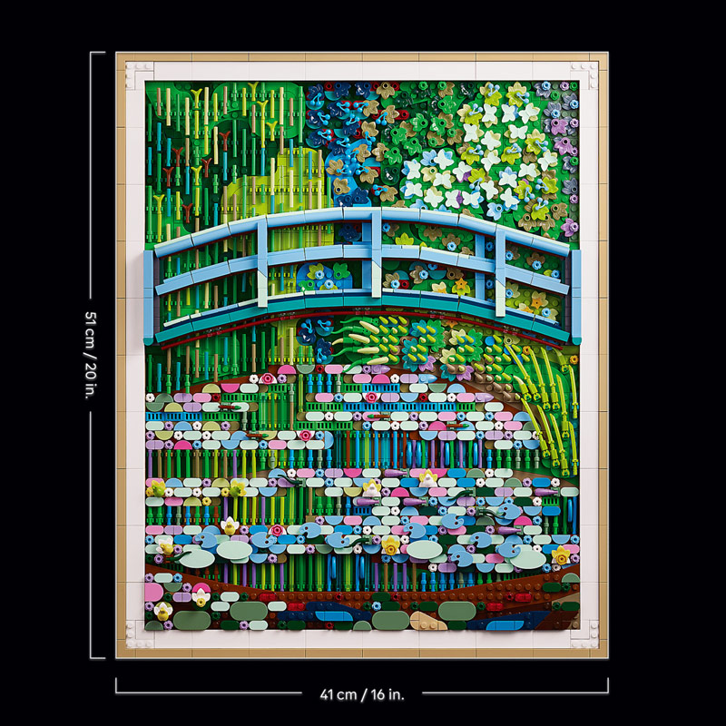 LEGO® Art Claude Monet-Bridge Over A Pond Of Water Lilies (31220)