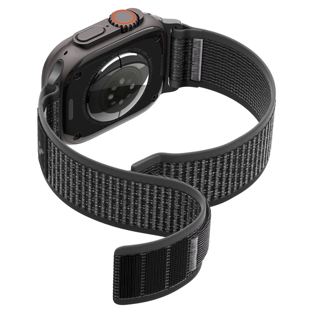 Spigen ATHLEX AIR 2 Λουράκι για Apple Watch 8 / 9 / 10 / 11 / SE / ULTRA (44 / 45 / 46 / 49 mm) (ACTIVE BLACK / GREY)