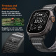 Spigen ATHLEX AIR 2 Λουράκι για Apple Watch 8 / 9 / 10 / 11 / SE / ULTRA (44 / 45 / 46 / 49 mm) (ACTIVE BLACK / GREY)