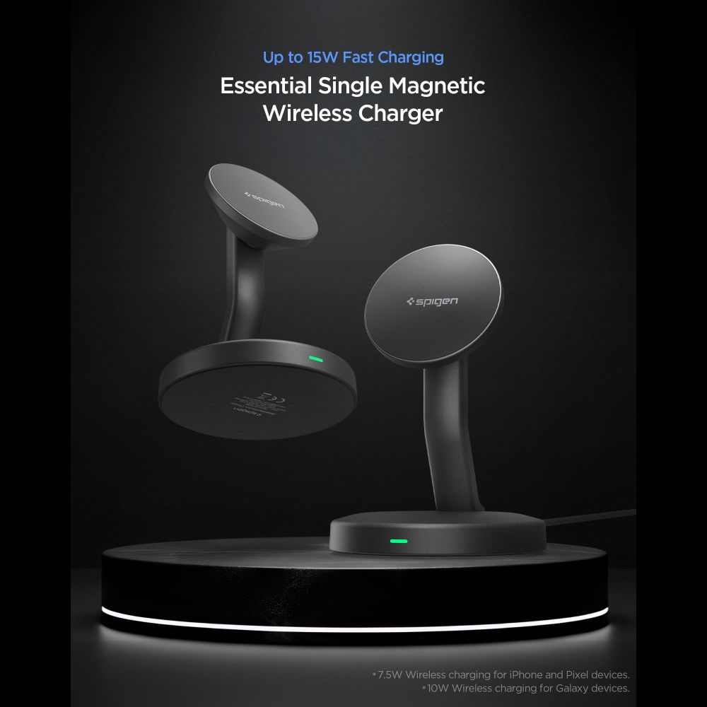 Spigen EF151MS 3IN1 Essential Wireless Charger Magsafe 15W (Μαύρο)