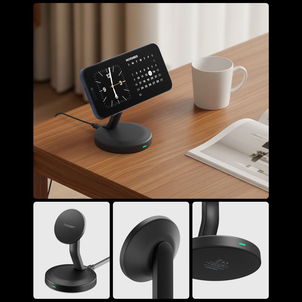 Spigen EF151MS 3IN1 Essential Wireless Charger Magsafe 15W (Μαύρο)