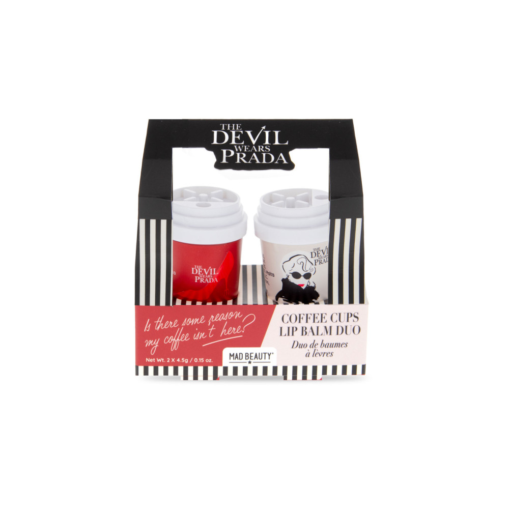 Mad Beauty The Devil Wears Prada Coffee Cup Lip Balm duo