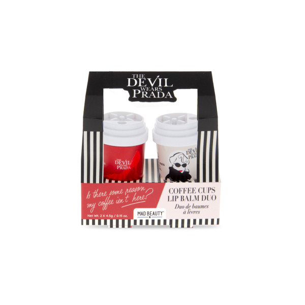 Mad Beauty The Devil Wears Prada Coffee Cup Lip Balm duo