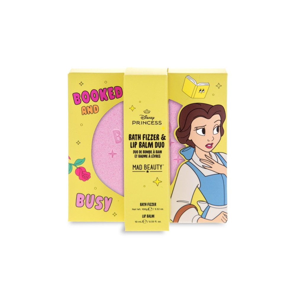 Mad Beauty Princess Express Yourself Bath Fizzer & Lip Balm Set - Belle