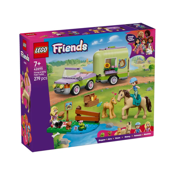 LEGO® Friends Horse & Baby Foal Trailer (42695)