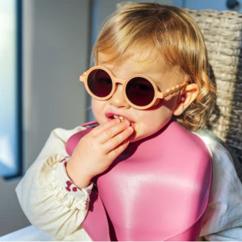OLIVIO&CO Παιδικά Γυαλιά Ηλίου Στρογγυλά Breakfast Art - Fig Pink 18-36 μηνών