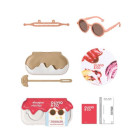 OLIVIO&CO Παιδικά Γυαλιά Ηλίου Στρογγυλά Breakfast Art - Fig Pink 18-36 μηνών