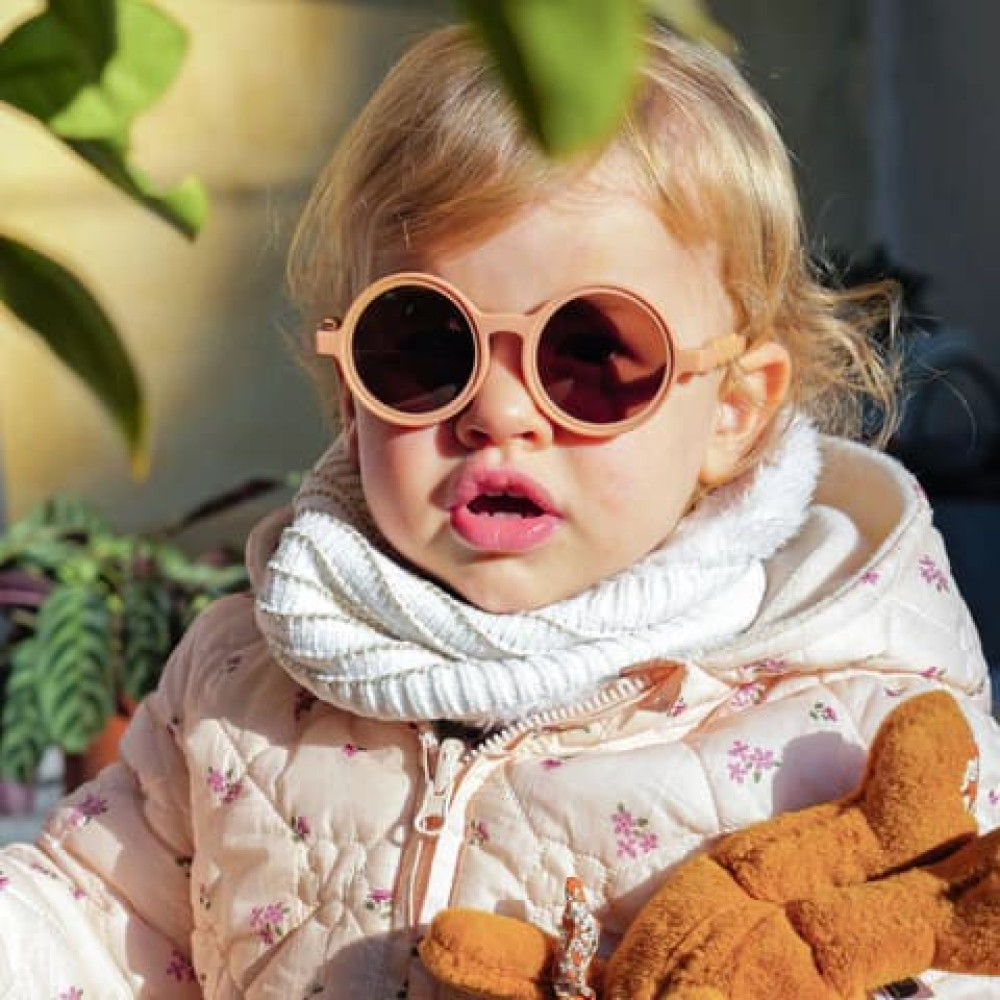OLIVIO&CO Παιδικά Γυαλιά Ηλίου Στρογγυλά Breakfast Art - Fig Pink 18-36 μηνών