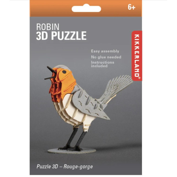 Kikkerland 3D Παζλ Robin (49τμχ)
