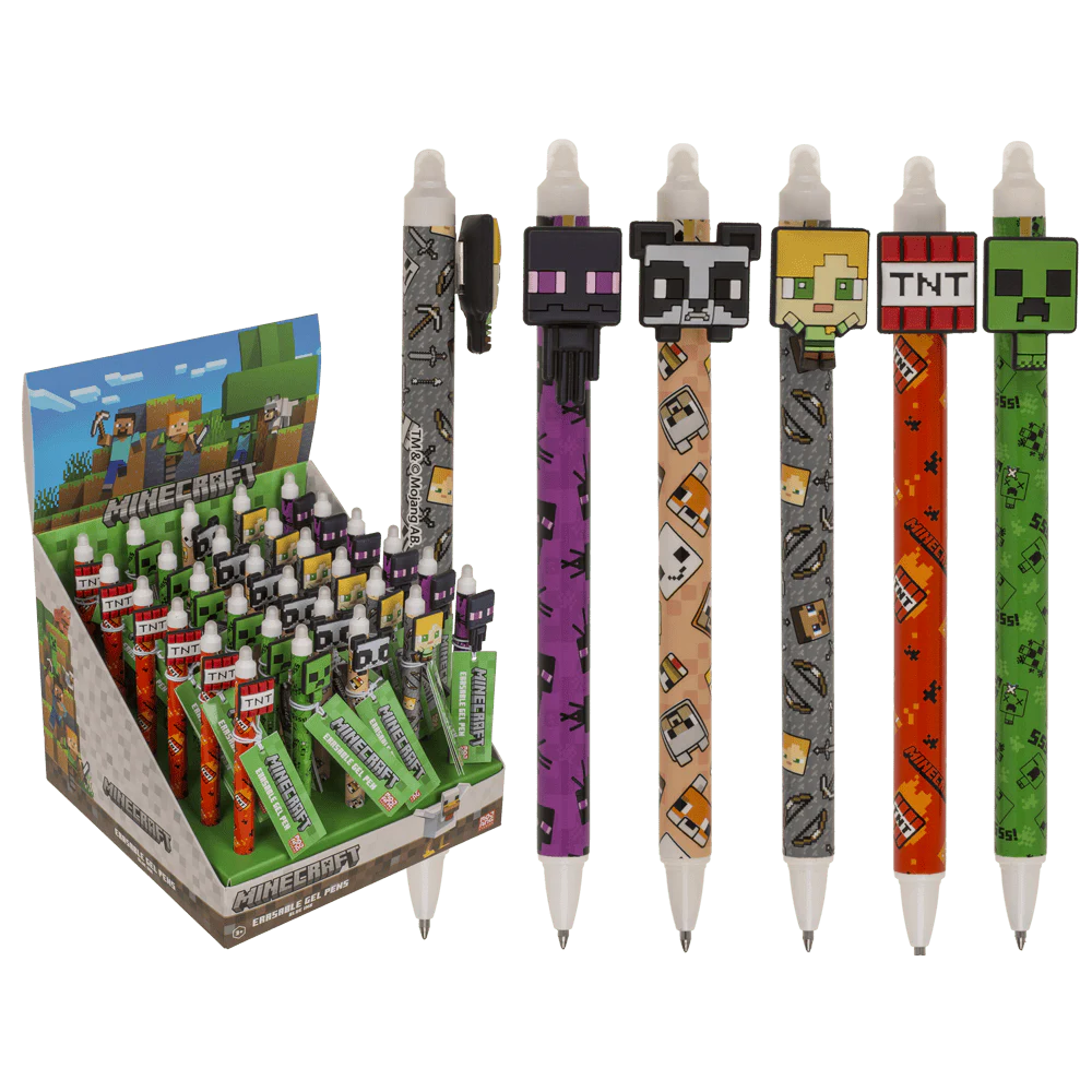 Minecraft Στυλό Erasable Gel Pen (1 τμχ)