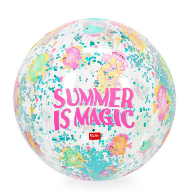 Legami Φουσκωτή Μπάλα Θαλάσσης Summer is Magic - Glitter Beach Ball